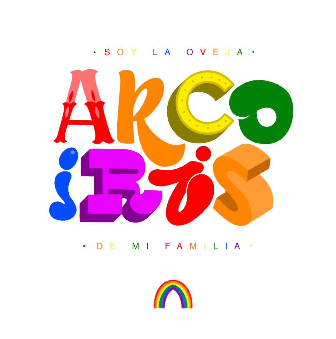 Print. Soy la oveja arcoíris de mi familia