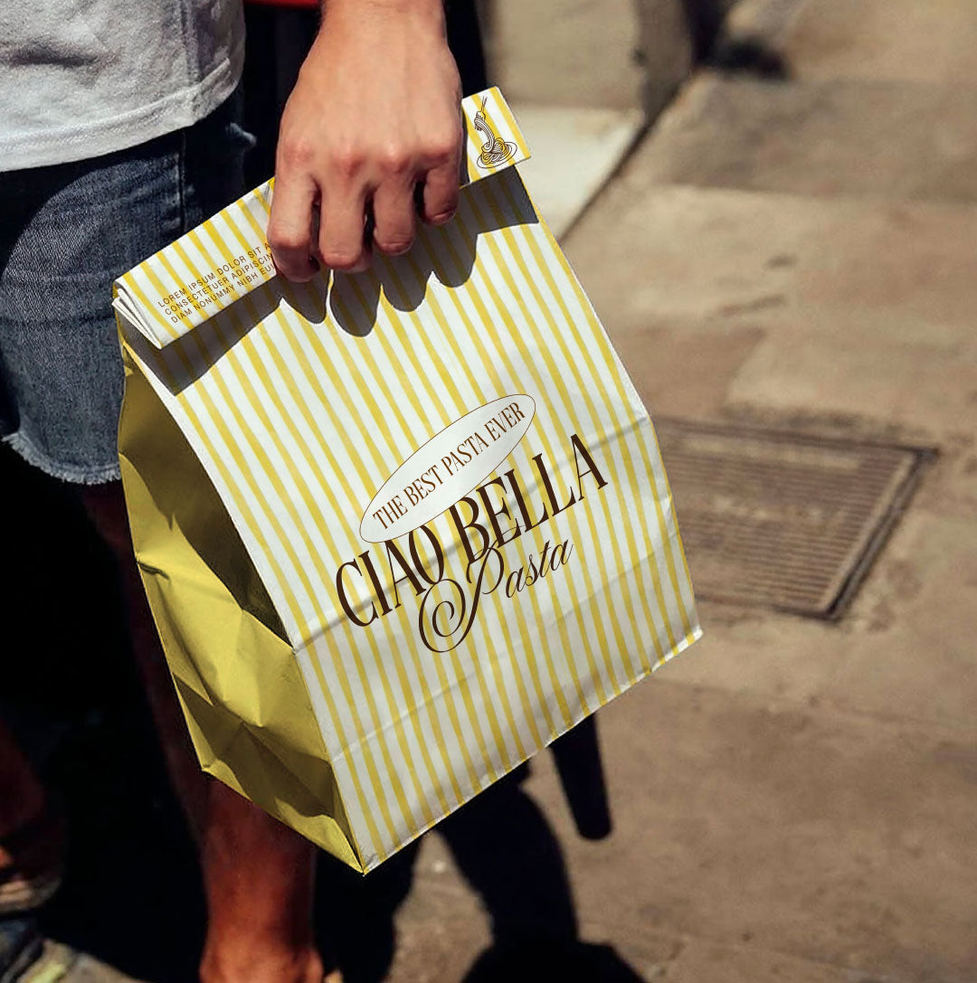 Mockup Takeaway bag