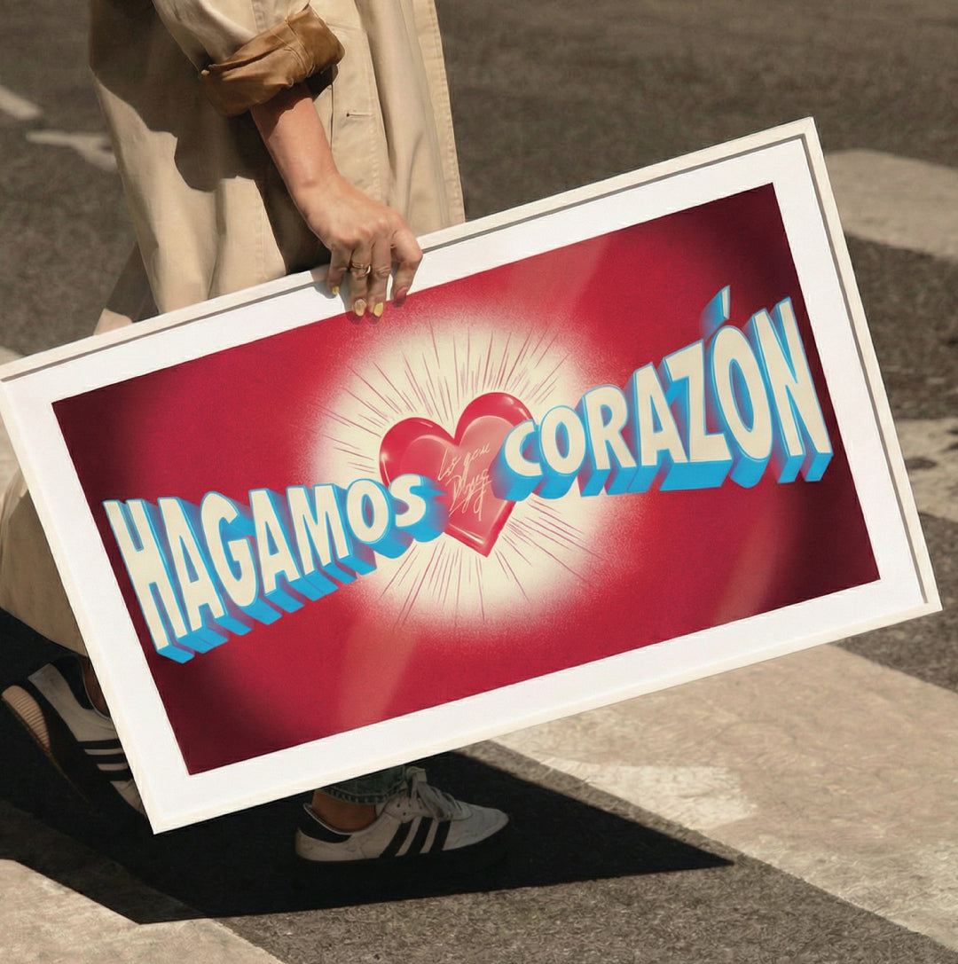 Print, Hagamos lo que diga el corazón