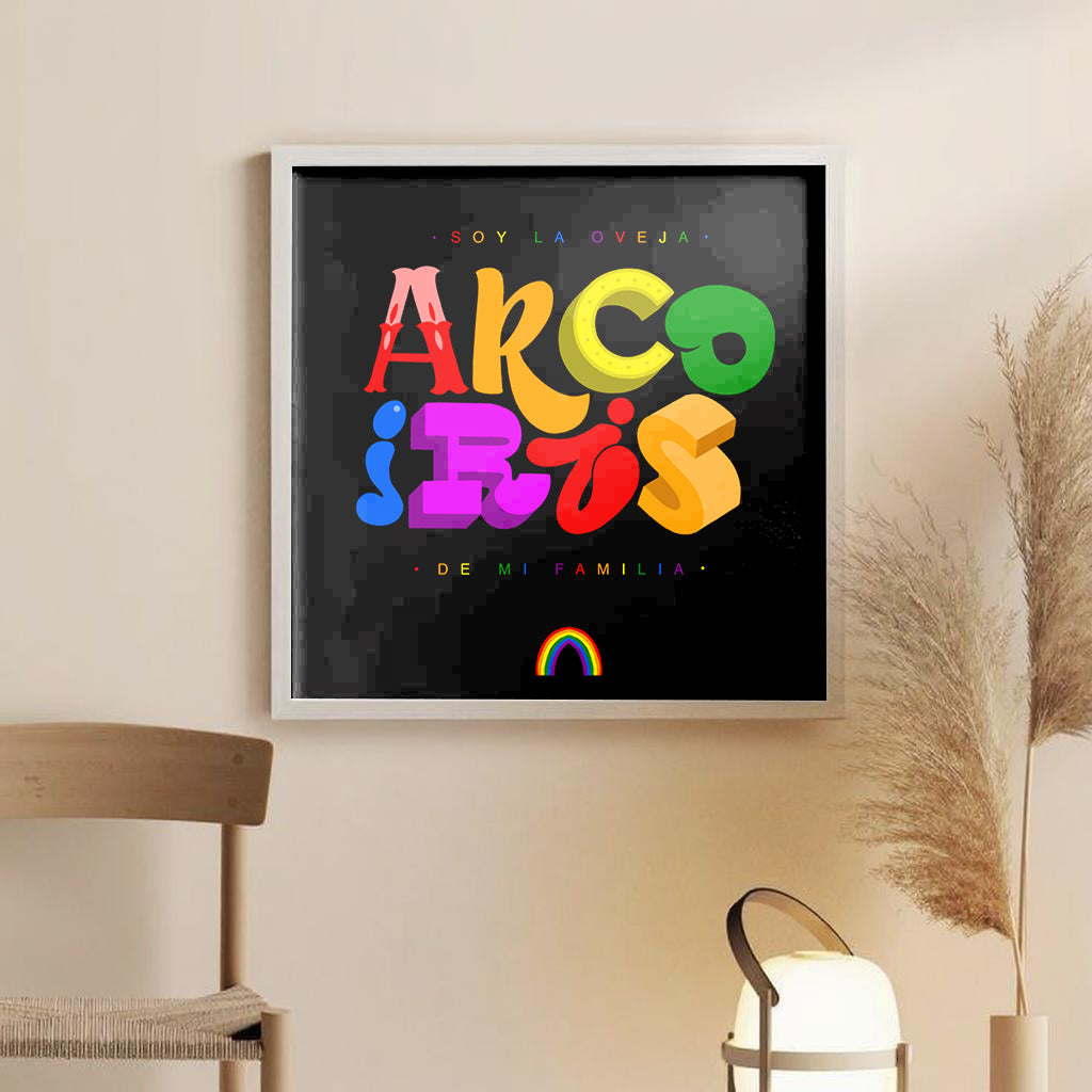Print. Soy la oveja arcoíris de mi familia