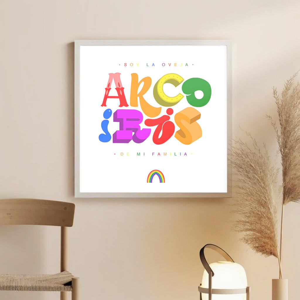 Print. Soy la oveja arcoíris de mi familia